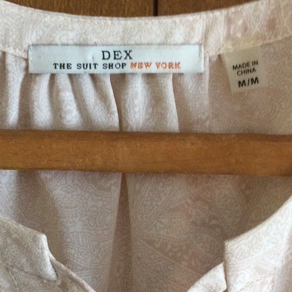 DEX V Neck Blouse w/Ties - Picture 5 of 6